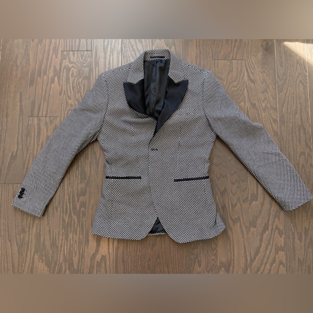 Jack and Jones Polka Dot Blazer, Super Slim Fit, UK size 38R